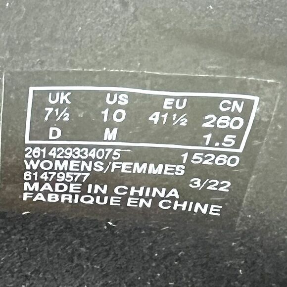 Clarks Collection Womens Sz 10 M Comfort Casual Black Leather Slip On Flats Shoe - Picture 11 of 11